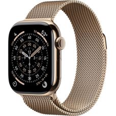 Apple Watch Series 11, 42 mm, Gold Titanium GPS+Cellular, Gold Milanese Loop Apple Watch Series 11, 42 mm, Gold Titanium GPS+Cellular, Gold Milanese Loop