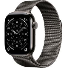 Apple Watch Series 11, 42 mm, Slate Titanium GPS+Cellular, Slate Milanese Loop 