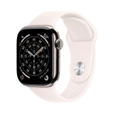 Apple Watch Series 11, 42 mm, Nalural Titanium GPS+Cellular, Light Blush Sport Band M/L Apple Watch Series 11, 42 mm, Nalural Titanium GPS+Cellular, Light Blush Sport Band M/L