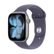Apple Watch Series 11, 42 mm, Space Gray Aluminum Purple Fog Sport Band M/L Apple Watch Series 11, 42 mm, Space Gray Aluminum Purple Fog Sport Band M/L