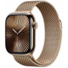 Умные часы Apple Watch Series 10 46 мм, Titanium Case Cellular, Milanese Loop, Gold