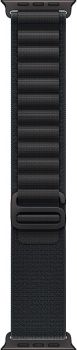 Apple Watch Ultra 3, Black Titanium Case with Black Alpine Loop (M)