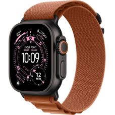 Apple Watch Ultra 3, Black Titanium Case with Terra Cotta Alpine Loop (L) Apple Watch Ultra 3, Black Titanium Case with Terra Cotta Alpine Loop (L)