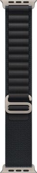 Apple Watch Ultra 3, Natural Titanium Case with Black Alpine Loop (L)