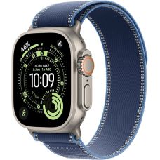 Apple Watch Ultra 3, Natural Titanium Case with Blue/Bright Blue Trail Loop (M/L) Apple Watch Ultra 3, Natural Titanium Case with Blue/Bright Blue Trail Loop (M/L)