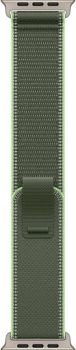 Apple Watch Ultra 3, Natural Titanium Case with Green/Neon Trail Loop (M/L)