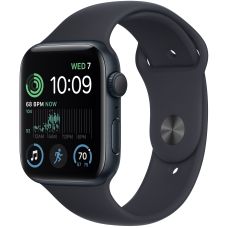 Apple Watch SE 2, 40 мм, корпус из алюминия цвета «тёмная ночь», спортивный ремешок цвета «тёмная ночь», GPS Apple Watch SE 2, 40 мм, корпус из алюминия цвета «тёмная ночь», спортивный ремешок цвета «тёмная ночь», GPS