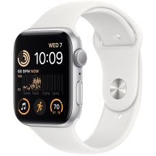 Apple Watch SE 2, 40 мм, корпус из алюминия серебристого цвета, спортивный ремешок белого цвета, GPS Apple Watch SE 2, 40 мм, корпус из алюминия серебристого цвета, спортивный ремешок белого цвета, GPS