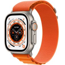 Apple Watch Ultra GPS + Cellular, 49 мм, корпус из титана, ремешок Alpine оранжевого цвета, размер S,M,L