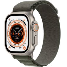Apple Watch Ultra GPS + Cellular, 49 мм, корпус из титана, ремешок Alpine зеленого цвета, размер S,M,L