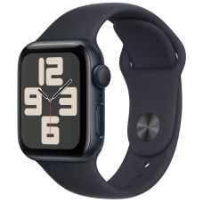 Apple Watch SE 2, 40 мм, корпус из алюминия цвета тёмная ночь, спортивный ремешок цвета тёмная ночь, GPS + Cellular, M/L Apple Watch SE 2, 40 мм, корпус из алюминия цвета тёмная ночь, спортивный ремешок цвета тёмная ночь, GPS + Cellular, M/L