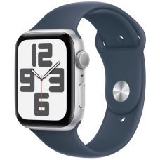 Apple Watch SE 2, 40 мм, корпус из алюминия серебристого цвета, спортивный ремешок цвета грозовой синий, GPS Apple Watch SE 2, 40 мм, корпус из алюминия серебристого цвета, спортивный ремешок цвета грозовой синий, GPS