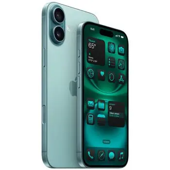 Apple iPhone 16 Plus, 128 ГБ, бирюзовый, nano SIM