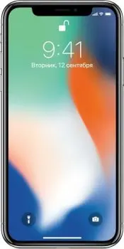 Apple iPhone X 64 ГБ Серебристый EU